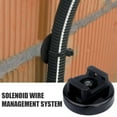 thumbnail image 2 of Sylvtty Magnetic Zip Tie Mounts Base UV Resistant Compact Portable Multipurpose Releasable Cable Zip Ties Saddle Type Mounts Base, 2 of 7