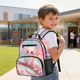 thumbnail image 3 of Uorisanigo Pink Floral Dragon Backpack for Girls School Elementary Bookbag Large Capacity Lightweight Daypack with Side Pocket for Camping Outdoor Hiking, 3 of 7