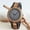 Black, variant on Wooden Watch for Men - Precise Analog Quartz Movement, Simple yet Stylish Round-Shaped Case, Timeless Classic Design - Perfect Accessory for Mens Fashion