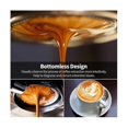 thumbnail image 2 of 54mm Bottomless Portafilter, 3 Ears Espresso Portafilter with Filter Basket, for 8 Series BES870/880 Parts, 2 of 5