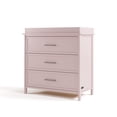 thumbnail image 3 of Graco Classic 3 Drawer Dresser with Infant Changing Topper, Blush, 3 of 14