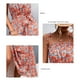 thumbnail image 3 of Tie Shoulder Dress, Washable Floral Print Dress Belted Stylish For Women For Shopping, 3 of 5