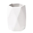 thumbnail image 7 of Evideco French Home Goods Diamond  White Modern Asian Zen Stoneware Bathroom Tumblers, 7 of 7