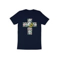 thumbnail image 5 of Boho Floral Cross Religious Church Gift for Men Women Kids T-Shirt Floral Cross Faith Pray Birthday Holiday Presents Tshirt, 5 of 10
