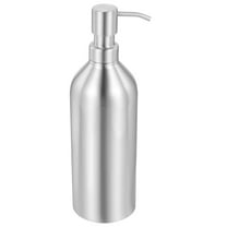 ROSENICE Shampoo Conditioner Dispenser Stainless Steel Pump for Shower Hotel Use Silver 700ml 1Pack