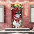 thumbnail image 5 of Taicans Christmas Snowman Door Cover,Waterproof Holiday Decor,Reusable Christmas Door Cover,Christmas Door Decorations,Christmas Door Coverings,35.4in x 70.8in ‌, 5 of 7