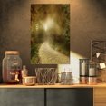 thumbnail image 1 of Country Road Through Fall Scenery - Landscape Photography Canvas Print, 1 of 3