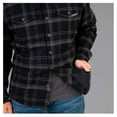 thumbnail image 4 of VORTEX Adult Male Timber Rush Flannel Long Sleeve Shirt, Color: Black, Size: M, 4 of 5