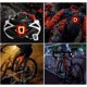 thumbnail image 4 of Luz trasera Casco MTB Bicicleta de carretera Bicicleta LED USB Recargable 5 modos Luz de bicicleta impermeable Luz roja Carga rápida Alta visibilidad JM, 4 of 5