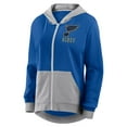 thumbnail image 2 of Women's  Blue St. Louis Blues Hit It French Terry Full-Zip Hoodie, 2 of 3