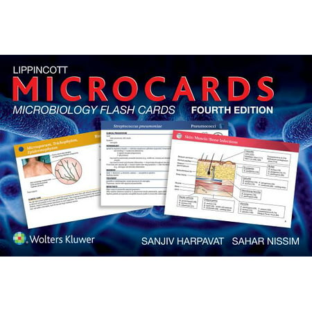 Lippincott Microcards: Microbiology Flash Cards (Best Microbiology Textbook For Medical Students)