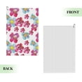 thumbnail image 6 of Golf Towels for Golf Bags For Men Women - Pink watercolor flowers 24x16in Absorbent Quick Drying Golf Towel for Cleaning Golf Ball Club Golf Bag Accessories with Carabiner, 6 of 8