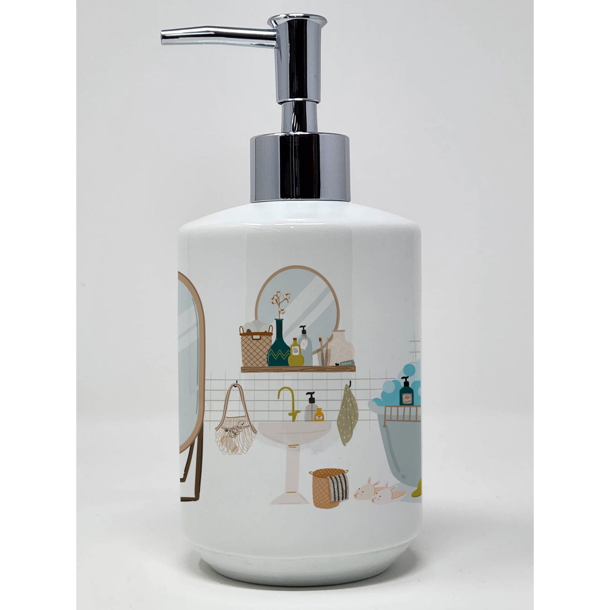Grey Newfoundland Ceramic Soap Dispenser