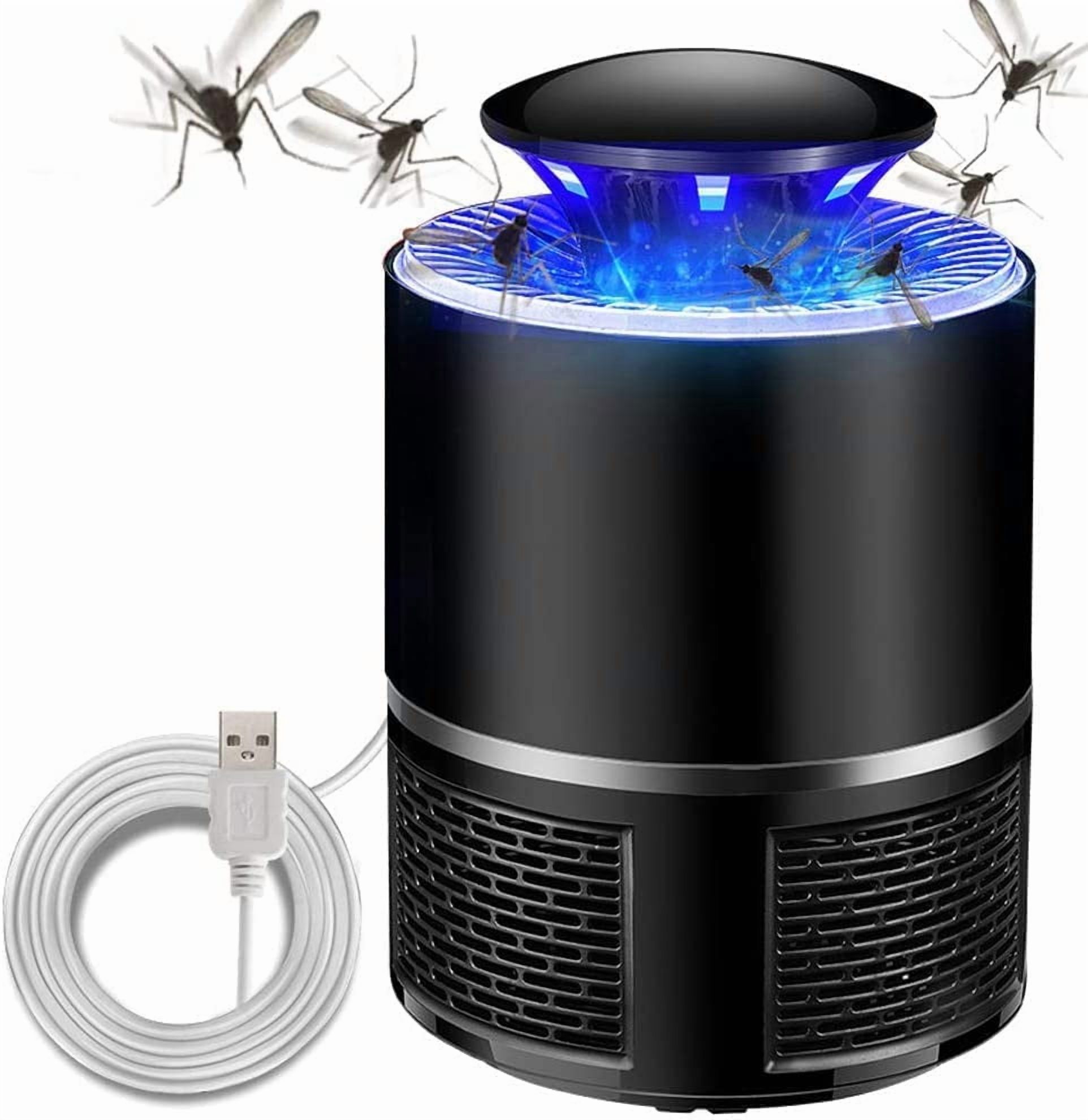 Fruit Fly Trap, Electric Mosquito & Fly Zappers/Killer - Insect Attractant Trap Powerful Little Gnats, Hangable Mosquito Lamp for Home, Indoor, Outdoor, Patio (Black)