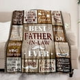 thumbnail image 2 of zuhoeo Father in Law Gift: Throw Blankets 60" X 50" for Father''s Day, 2 of 6