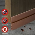 thumbnail image 7 of Door And Window Self\-Adhesive Silicone Sealing Strip Waterproof Soundproof And Moisture\-Proof Insulation Tape Door Seam Hardware Brown LQ6, 7 of 7