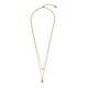 thumbnail image 4 of Collar Doble Cadena ZVEZDA con Dije en Forma de Gota Chapa de Oro Amarillo 18K y Circonias, 4 of 4