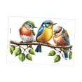 thumbnail image 2 of Calcomanía de pared de pájaro en rama, pegatina de pájaro para pared, artesanal, extraíble, decorativa, para guardería, sala de estar, TV, fondo,, 2 of 7