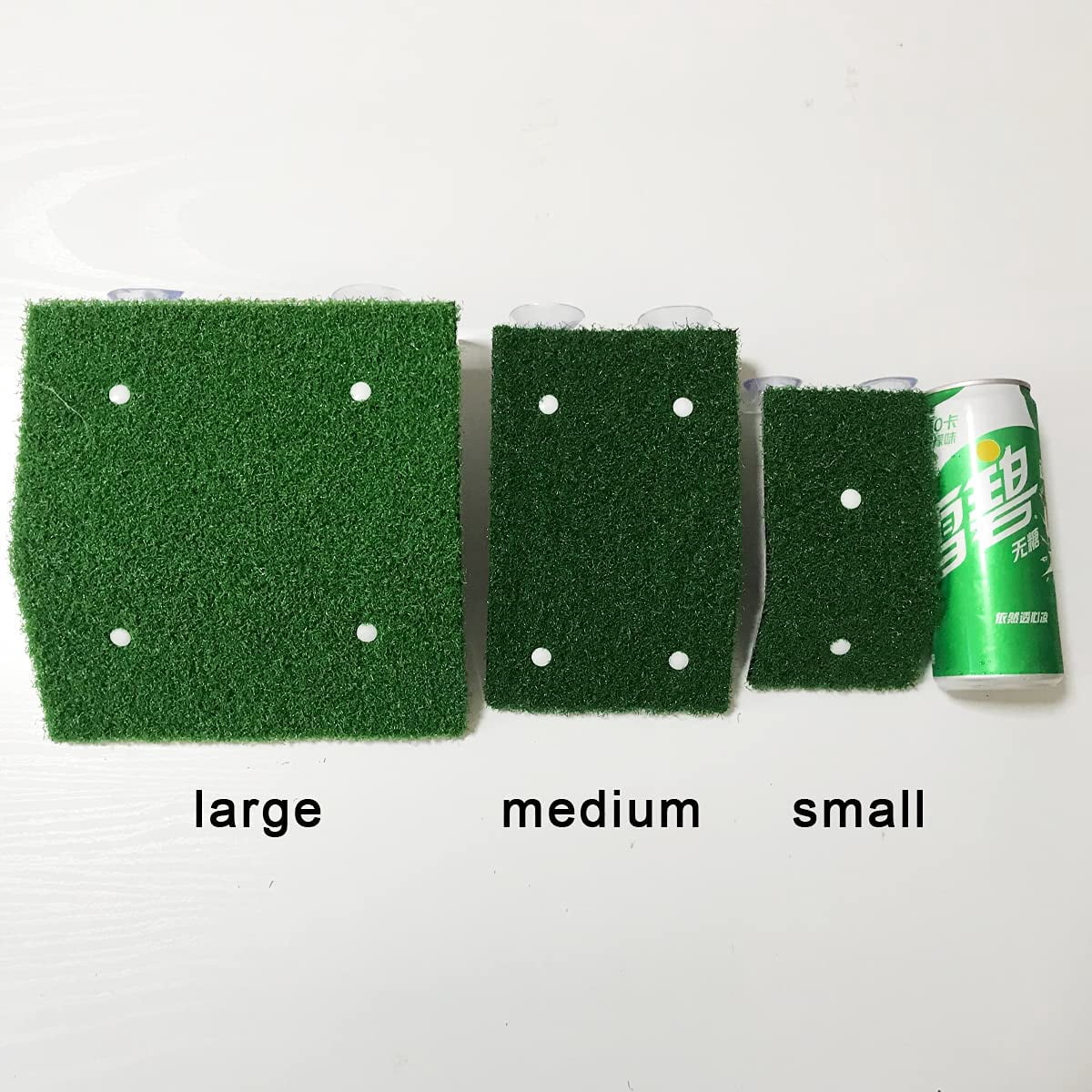 Lawn Turtle Basking Platform Turtle Resting Basking Platform, Simulation Grass Turtle Ramp for Turtle Tank, for Small Reptile Frog Terrapin (Large)