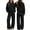 Black, variant on CYRBOKO Girls Sweatsuits 2pcs Sets Size 8 T, Long Sleeve Full Zip Casual Lightweifht Fleece Lined Hoodie and Wide Leg Sweatants Black