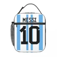 thumbnail image 4 of Messis 10 Football Soccer Merch Insulated Lunch Bag For School Storage Food Boxes Leakproof Thermal Cooler Lunch Boxes, 4 of 10