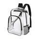 thumbnail image 1 of Mini mochila transparente Summercome de 30 x 40 cm, homologada para estadios, impermeable, de PVC, ideal para festivales, eventos deportivos y conciertos (negra)., 1 of 8