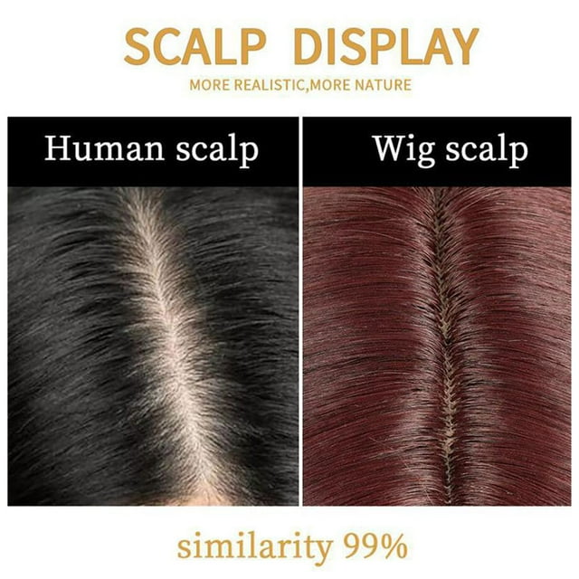 VONKY Breathable Inner Mesh For Comfortable Wear Long Straight Hair Wig High Temperature Fiber 9582-97C 1Set