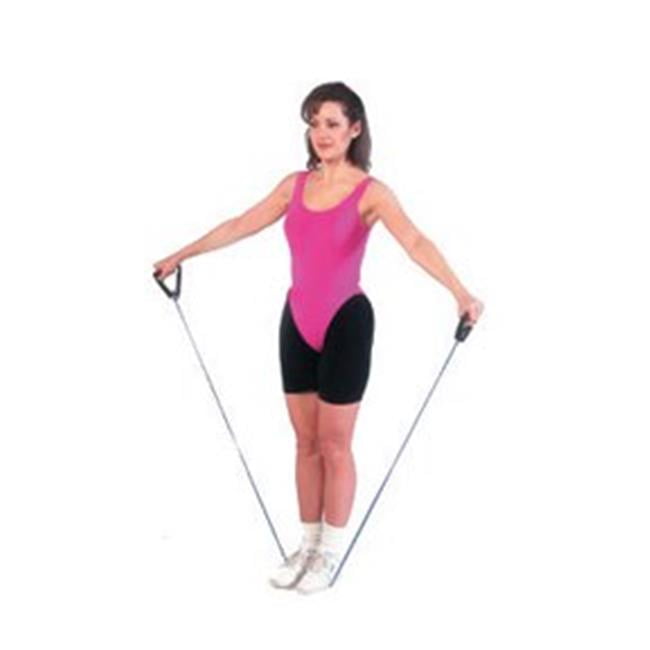 Exercise Tubing with Handles Exerciser 36 Inch Tan XXEasy