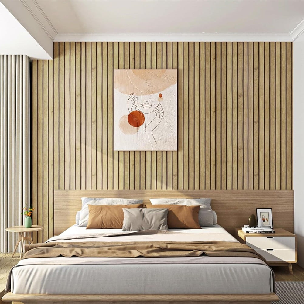 Autocollant Mural Effet Planches De Bois 3D - Adulte - Impression Réaliste