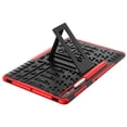 thumbnail image 5 of Case for Samsung Galaxy Tab S7 FE 2021 SM-T730 T736/S7 Plus 2020 SM-T970, Kids Shockproof High Impact Full-Body Rugged Hybrid Kickstand Drop Protective Back Cover,Red, 5 of 8