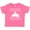 Hot Pink, variant on Snowmobile Gift Silhouette Boys or Girls Baby T-Shirt
