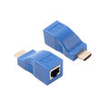 thumbnail image 1 of SatelliteSale HDMI Convertidor sobre Ethernet RJ45 CAT 5E / 6 Cable de hasta 100 pies Adaptador negro de PVC, 1 of 6