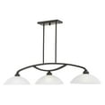 thumbnail image 5 of Livex Lighting - Somerset - 17.25 Inch Three Light Linear Chandelier  English, 5 of 6