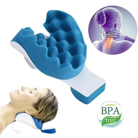 Fysho Chiropractic Pillow Neck and Shoulder Relaxer Neck Pain Relief and Support Device Shoulder Relaxer Massage Traction