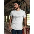 thumbnail image 2 of Cute Dog Sleeping Sketch Tee Men's -Image by Shutterstock, 2 of 4