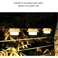 thumbnail image 2 of Hongchun Outdoor Solar Fence Light Waterproof 13LED Gutter Lamp Garden Landscape Lighting White Light, 2 of 5