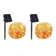 thumbnail image 1 of Cadena de luces solares, 10 * 2 m, 2 * 100 LED, alambre de cobre, resistente al agua, para Navidad, jardín, patio, árbol, boda, patio, fiesta, camping (blanco cálido) Sin marca Linternas de bolsillo, 1 of 4
