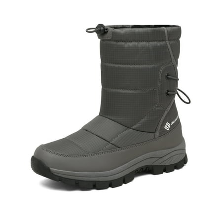 

Dream Pairs Women s Winter Snow Boots Waterproof Lightweight Warm Fashion Boot DSB216-NEW GREY Size 7
