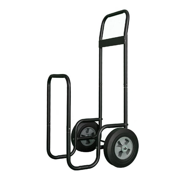 Jessar - Fireplace Log Trolley, 45x50x105cm, From the Baker Collection, Black