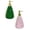Green, variant on 2PC Christmas Soap Dispenser, Ceramics Refillable Hand Soap Dispenser, Simple Pleasures Christmas Tree Shaped Bottle with Scented Liquid Soap - Soap Dispenser for Kitchen and Bathroom(Green+Pink)
