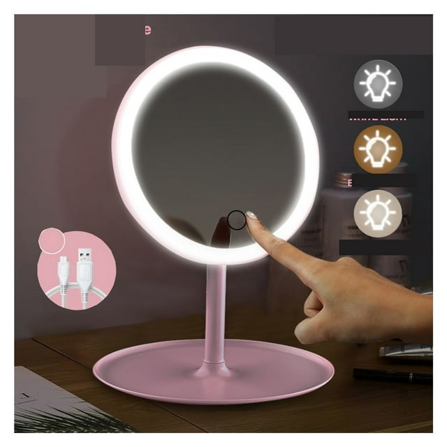 LED Makeup Mirror With Led Light Vanity Mirror Make Up Mirrors With Lights Standing Mirror Led Touch Screen Cosmetic Mirrors ,Widely Use