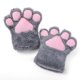 thumbnail image 2 of Guantes de pata de gato de felpa para Cosplay, accesorios de actuación, guantes de pata de gato, 2 uds., gris JAMW Sencillez, 2 of 2