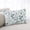Sage green, variant on Grey Black Botanical Throw Pillow Covers, Watercolor Spring Floral Summer Leaf Soft Breathable Pillow Cases with Invisible Zipper, Toddler Pillowcases for Couch Bed Sofa Chair 12x20 Inches