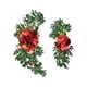 thumbnail image 1 of Kit de flores artificiales Yuarrent guirnaldas peonía realista decoración de pared Rojo 80cm, 1 of 6