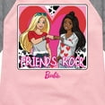 thumbnail image 3 of Barbie - Friends Rock - Toddler And Youth Girls Raglan Graphic T-Shirt, 3 of 5