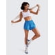 thumbnail image 3 of Shorts CRZ YOGA para correr con bolsillo de malla y tiro de 6 cm azul talla S, 3 of 4