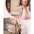 thumbnail image 3 of Soda Candy Bible Cover Case for Women, Large Chenille Letter Bible Bag with Shoulder Strap Bible Carrying Tote Bags for Bible Study Accessories, for Women Lady, 3 of 7