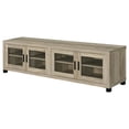 thumbnail image 5 of Sachin 4-door Engineered Wood 79-inch TV Stand Distressed Pine, 5 of 11