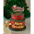 thumbnail image 3 of Adorno para tartas AMABAZR con tema de Feliz Navidad de Papá Noel, 3 of 4