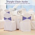 thumbnail image 6 of Wehilion Spandex Chair Sashes with Crown Buckle Spandex Stretch Chair Bands Cover Ties with Buckle Slider Chair Cover Band Chair Sashes Chair Cover Bands with Buckle,20/30/50/100pcs, 6 of 6